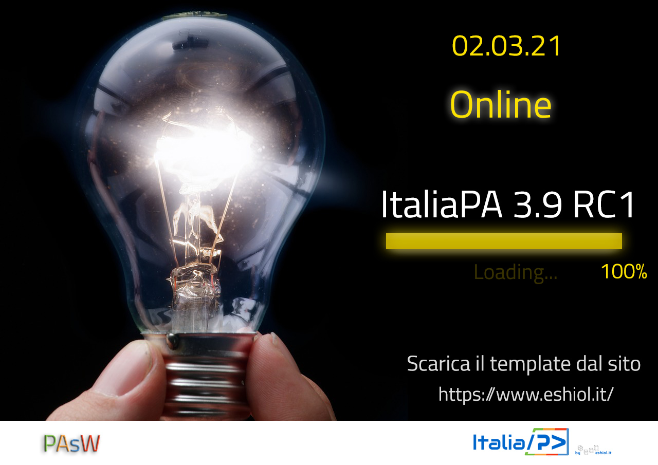 Banner lancio versione 3.9 RC1
