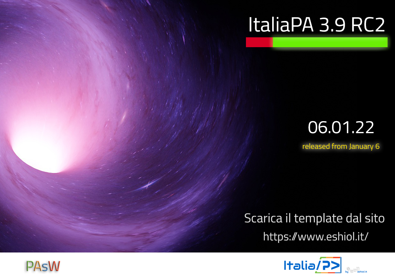 Immagine iconica rilascio versione RC2