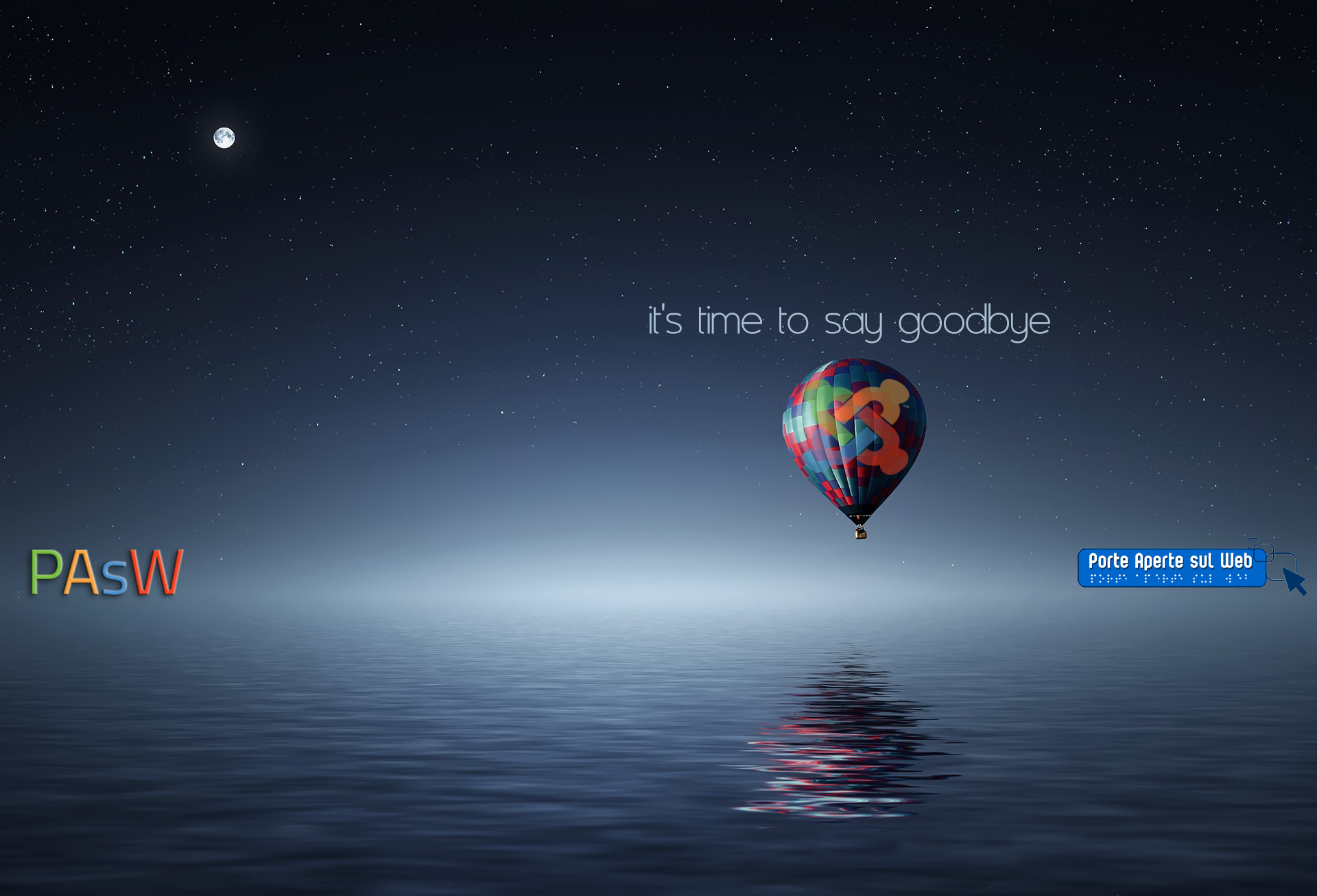 it's time to say goodbye...