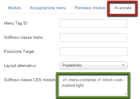 personalizzare i moduli